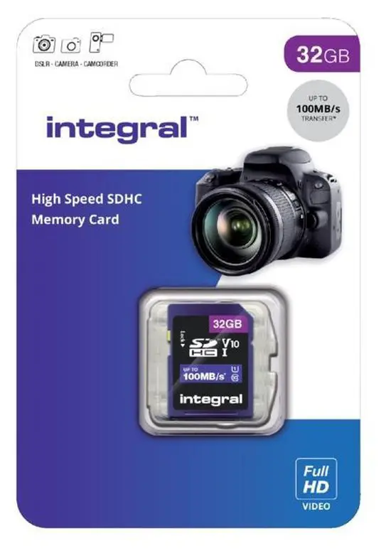 V10 High Speed 32GB SDHC class 10 U1