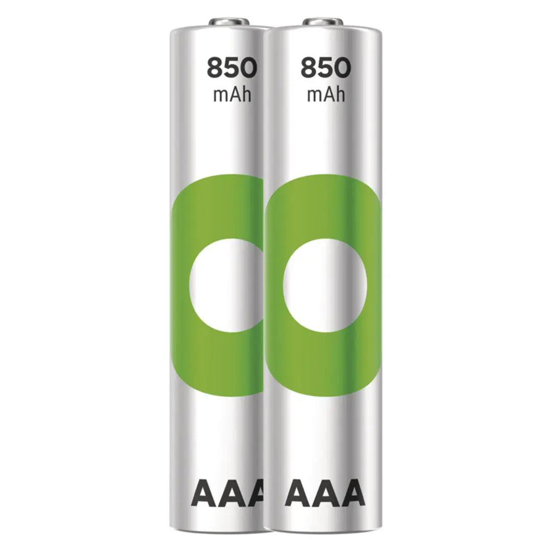 Pila AAA Recargable GP NiMH 850 mAh ReCyko 1,2V 2 unidades