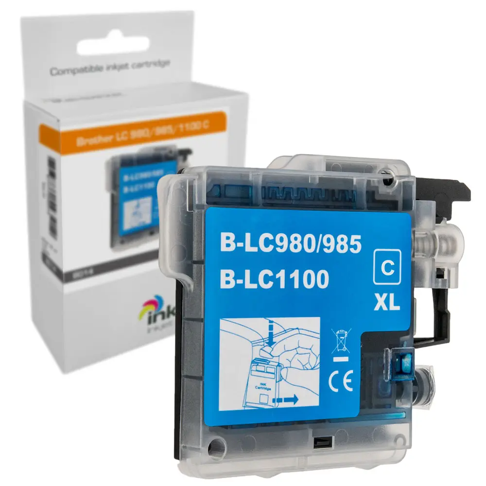 Inksave Brother LC 980/985/1100 C
