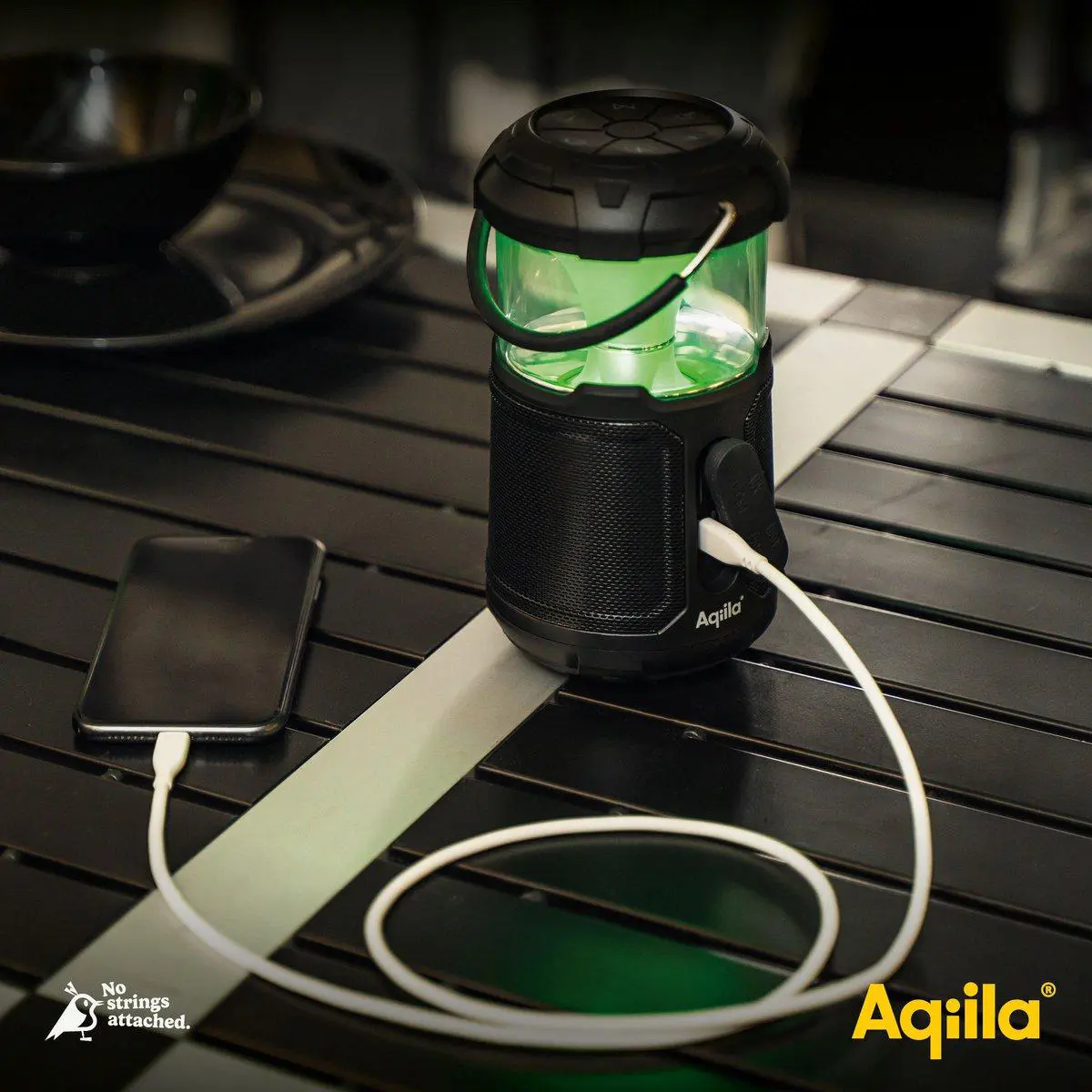 Aqiila Soundbird B10 3in1 Lamp, Speaker en Powerbank