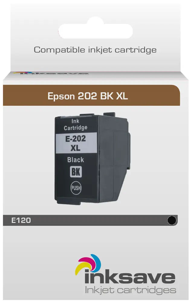 Inksave Epson 202 BK XL