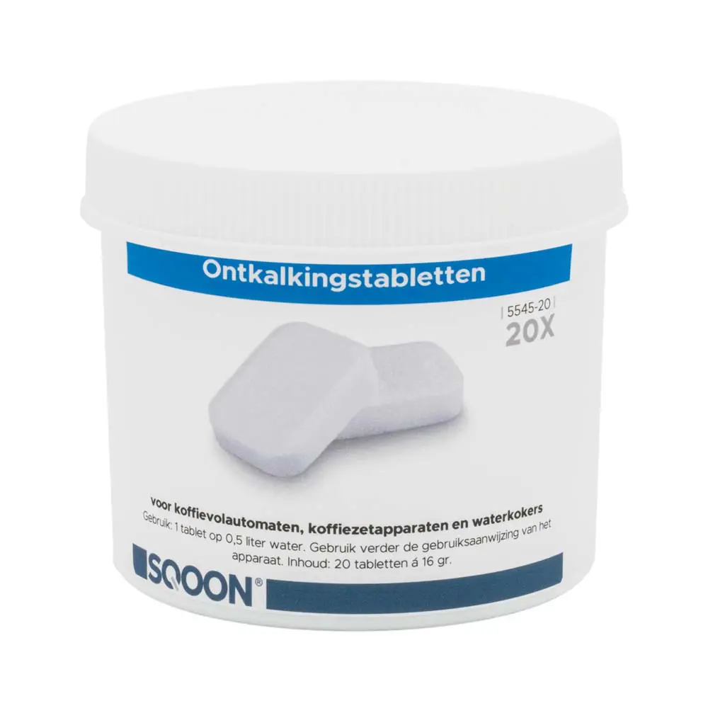 Descaling tablets 20 pieces 16 grams