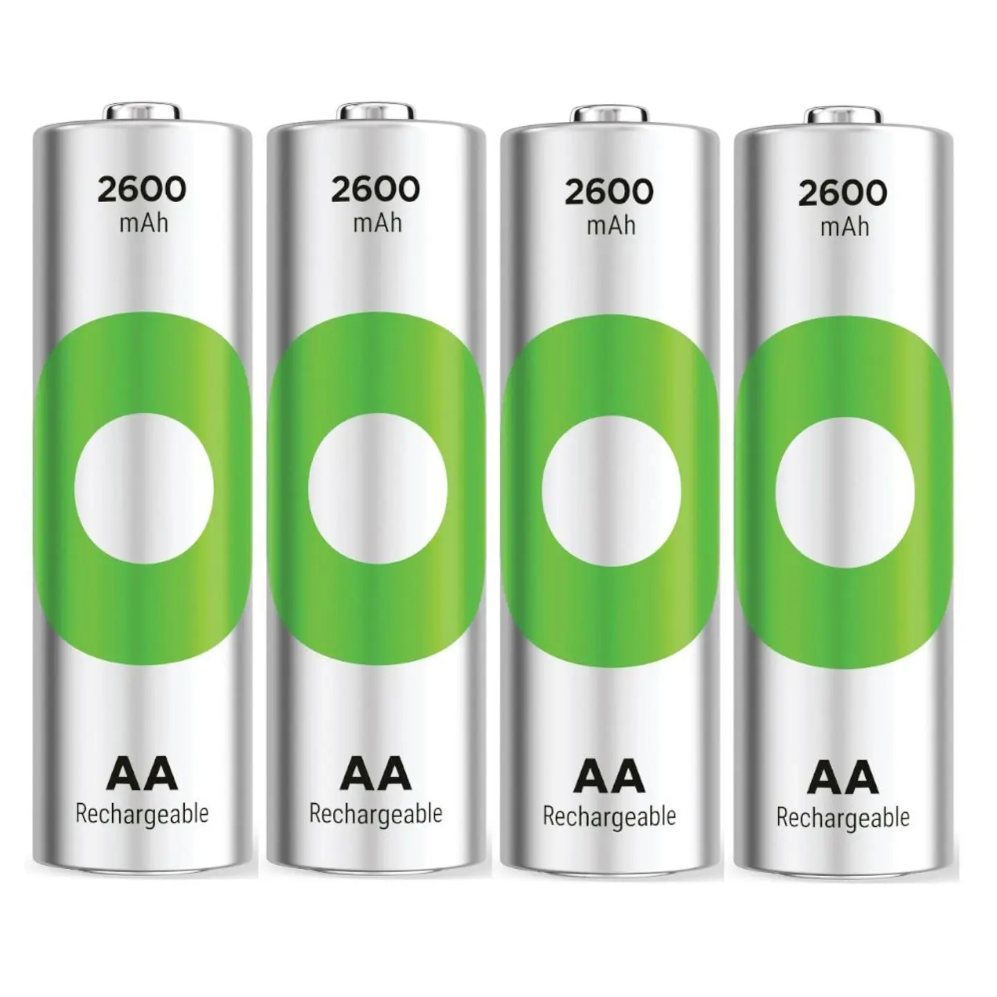 AA batterij Oplaadbaar GP NiMH 2600 mAh ReCyko 1,2V 4 stuks