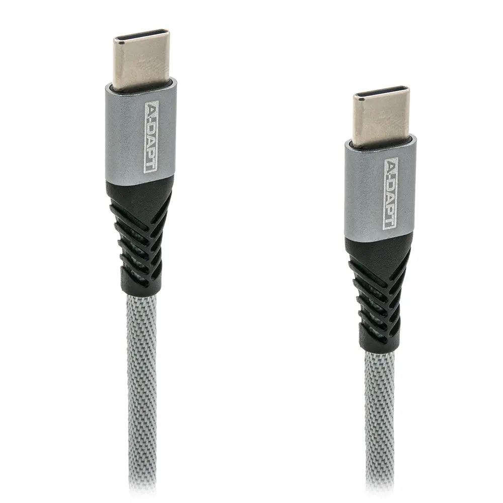 Câble de données et de charge USB-C > USB-C 0,5 m PRO gris