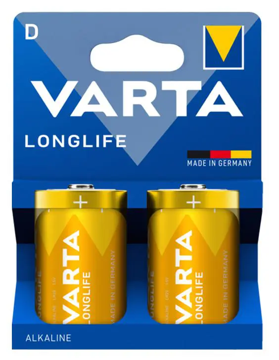 Varta Longlife D Blister 2