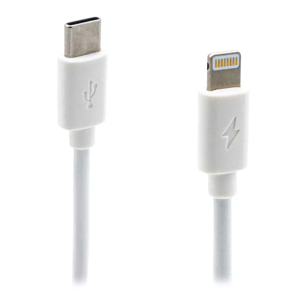 Cable de carga USB-C > 8 patillas 2 m blanco