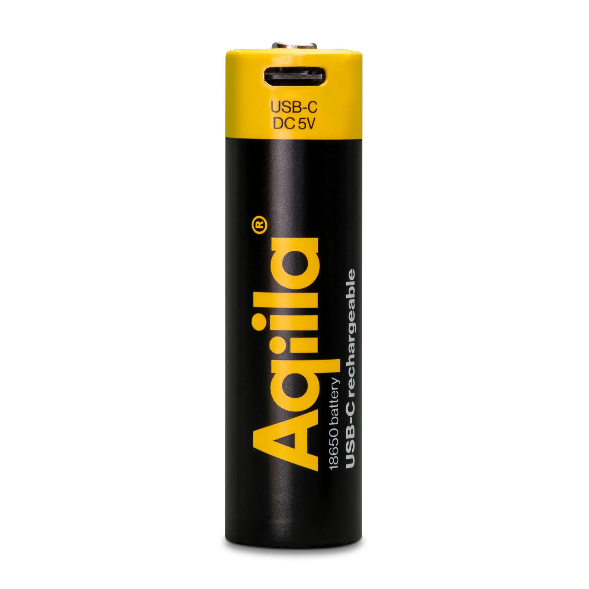 Aqiila 18650 Rechargeable Battery Aqiila USB-C 2000 mAh Li-Ion 3.7V 1 piece