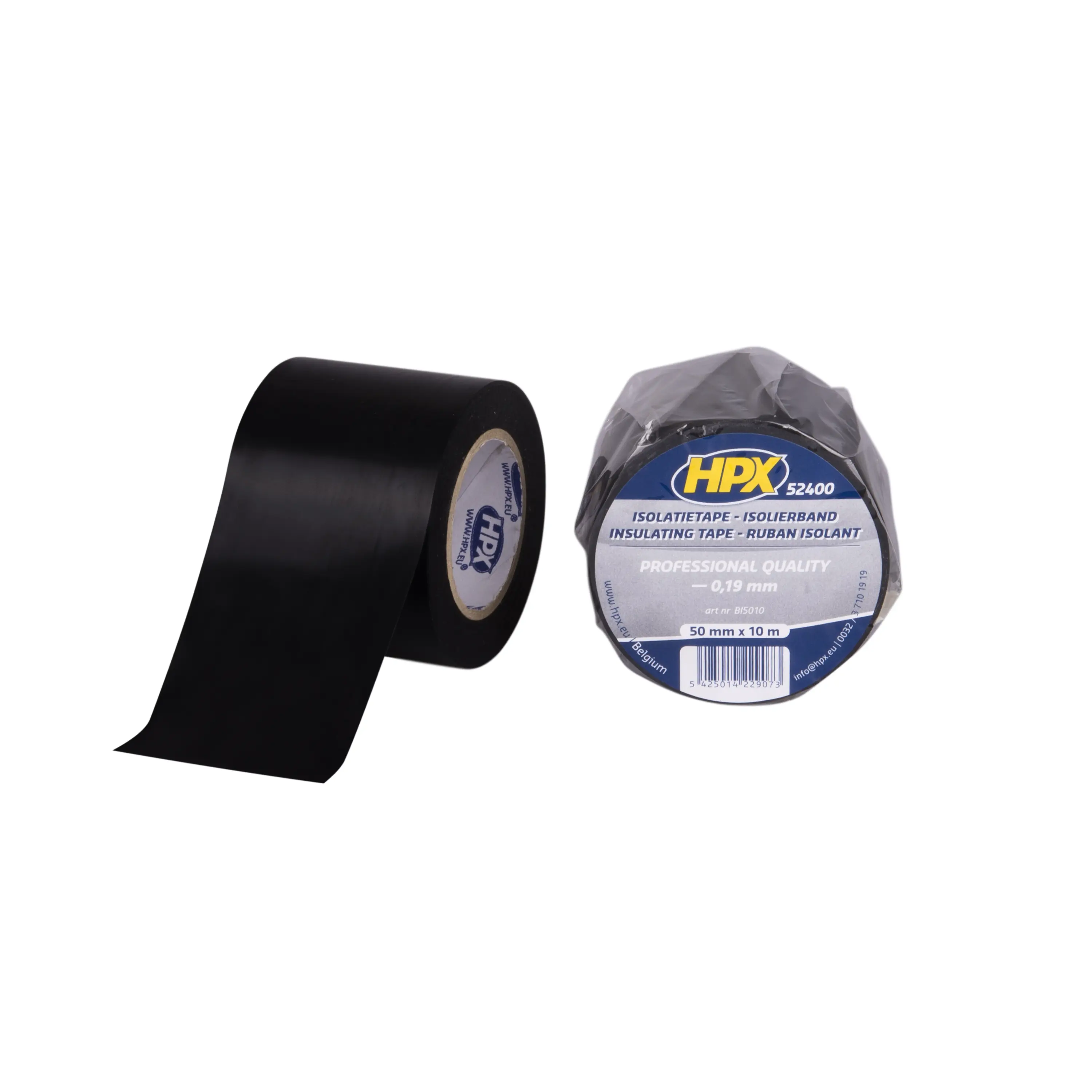 PVC isolatietape - zwart 50mm x 10m