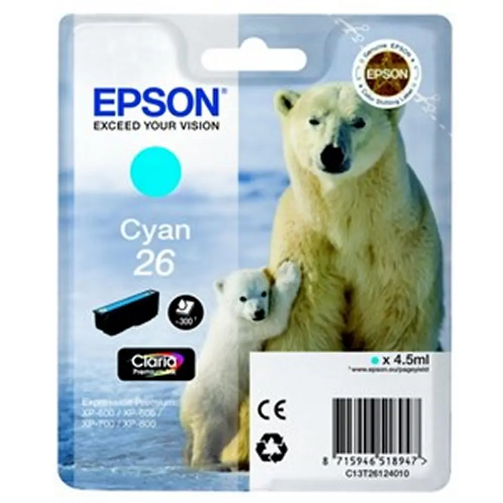 EPSON 26 C ORIGINAL | C13T26124012 | Ink cartridges