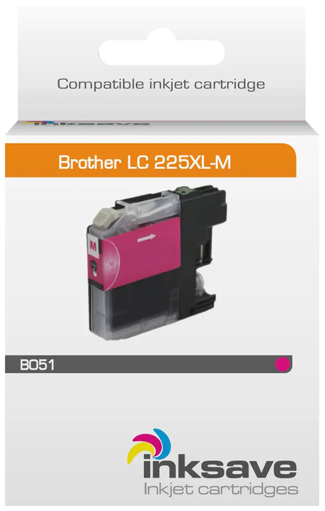 Inksave replacement for Brother LC 225 M