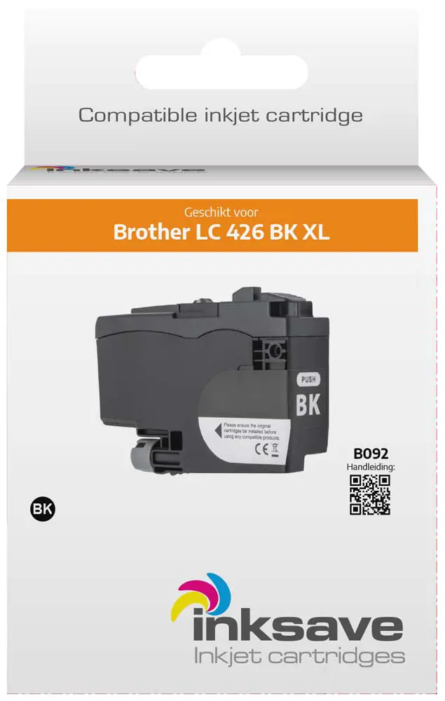Inksave replacement for Brother LC 426 BK XL