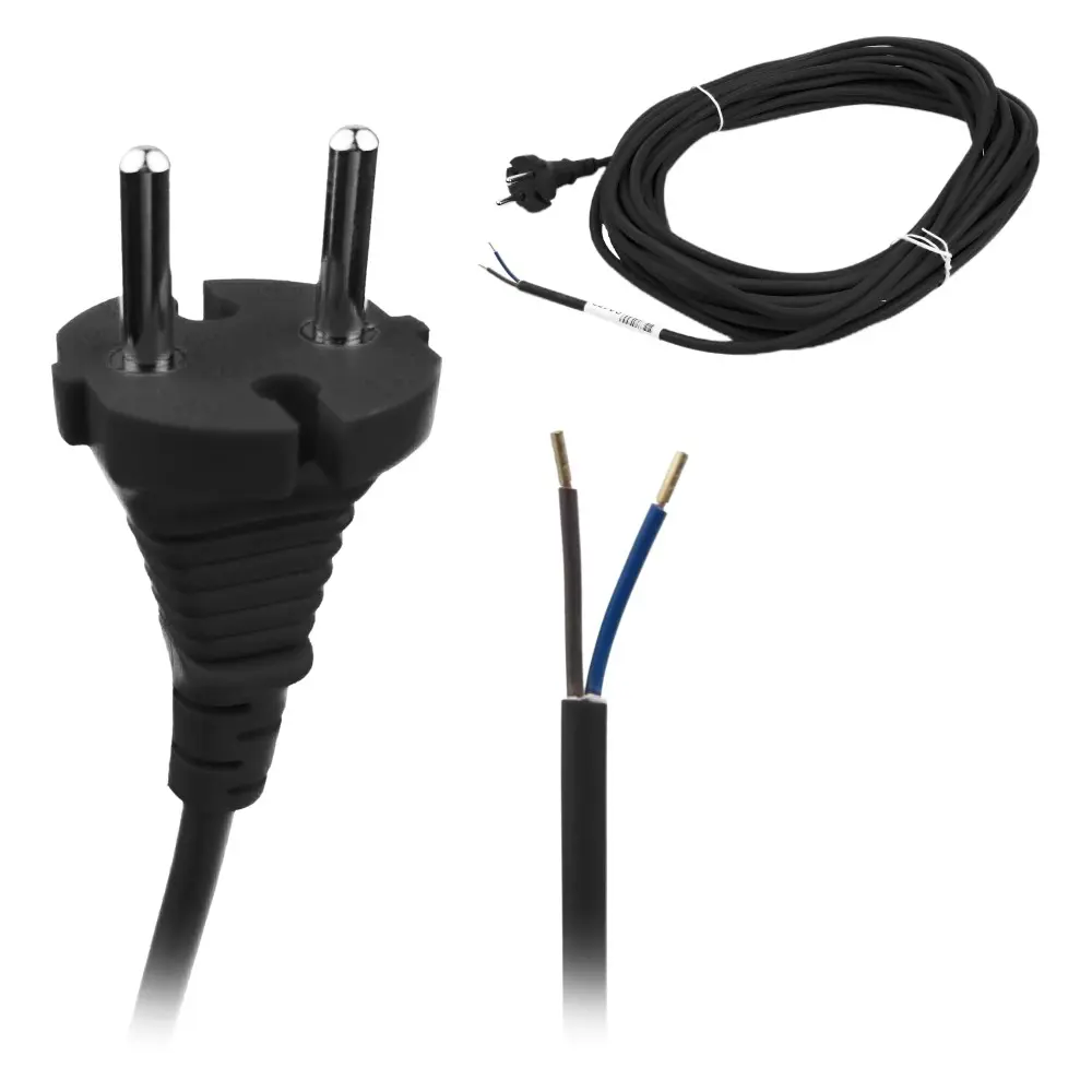 Connecting cord 15 meters black
