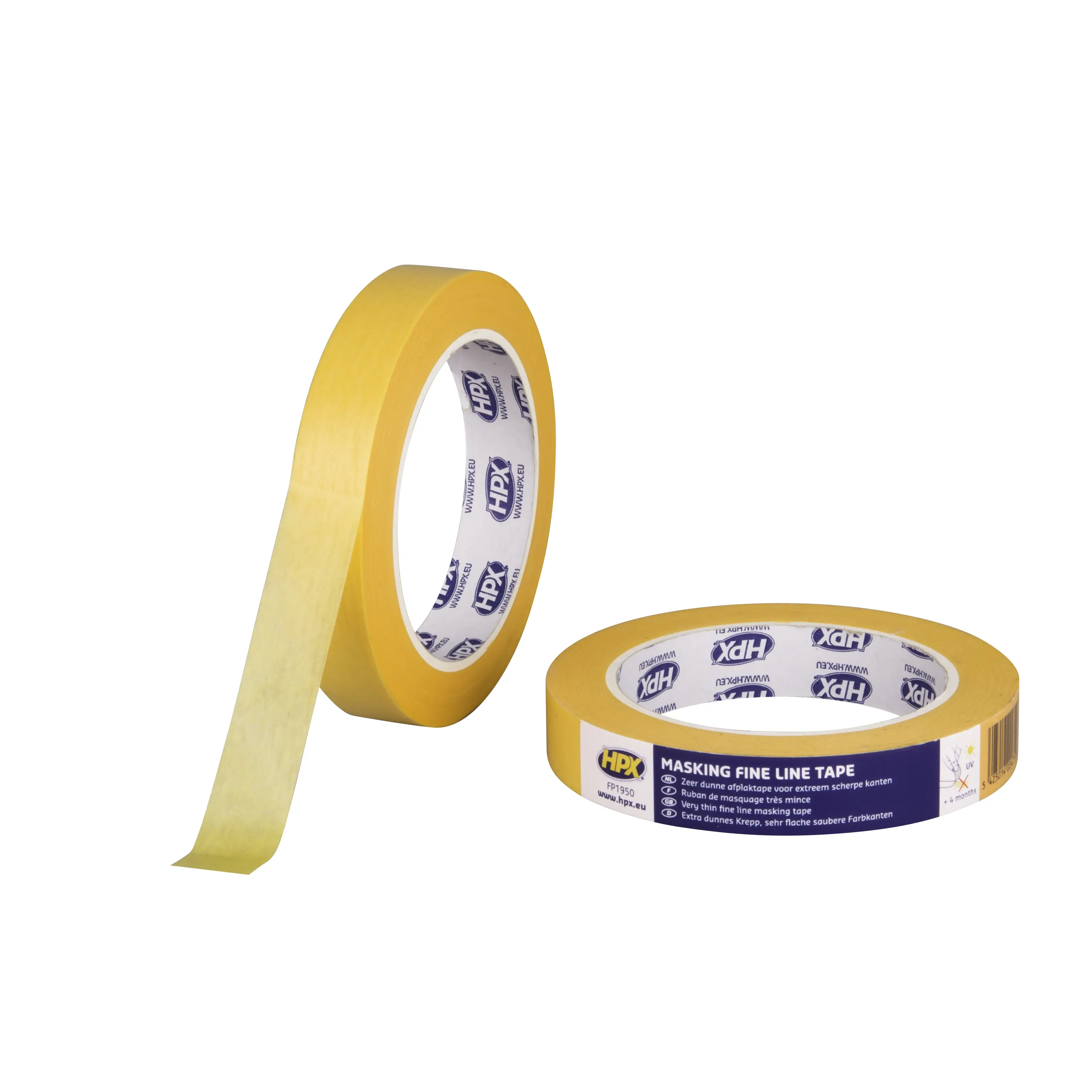 Afneembare tape 4400 - oranje 19mm x 50m