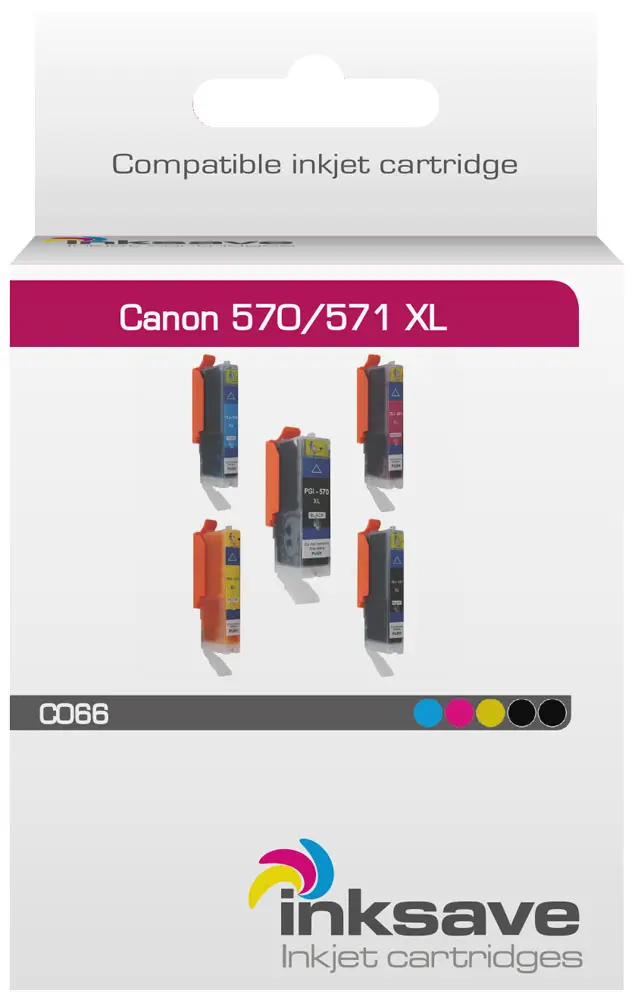 Inksave Canon PGI 570 y CLI 571 XL Multipack