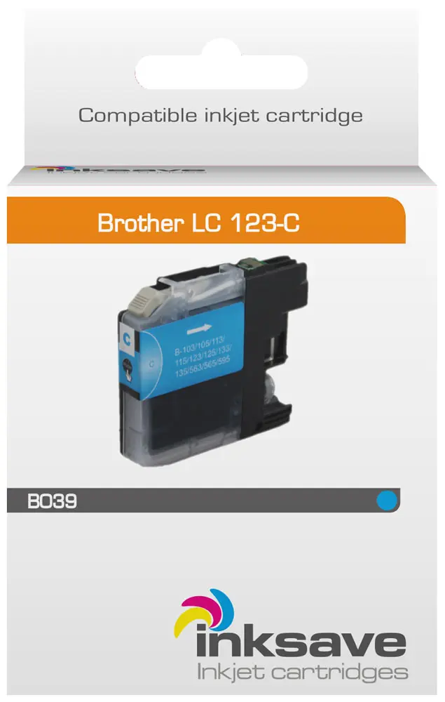Inksave Brother LC 123 C