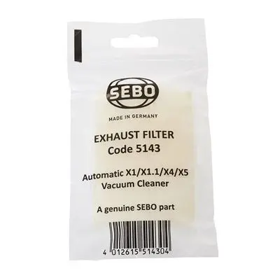 SEBO Uitblaasfilter X4/5