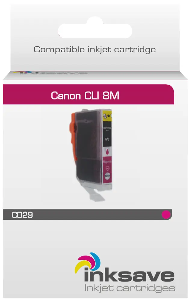 Inksave Canon CLI 8 & BCI 6 M