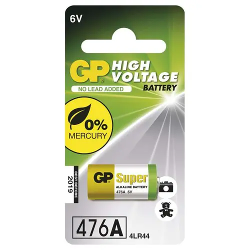 476A GP Alkaline round cell high voltage 6V (1pc)