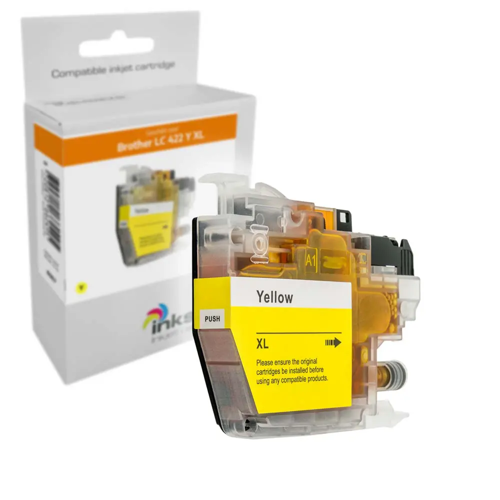 Recambio Inksave para Brother LC 422 Y XL