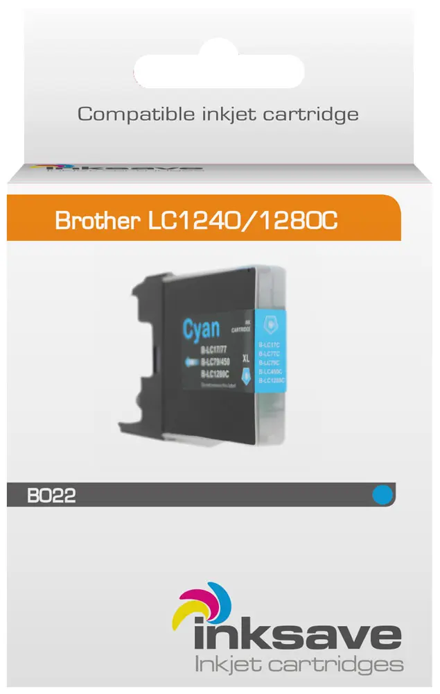 Inksave Brother LC 1240/1280 C