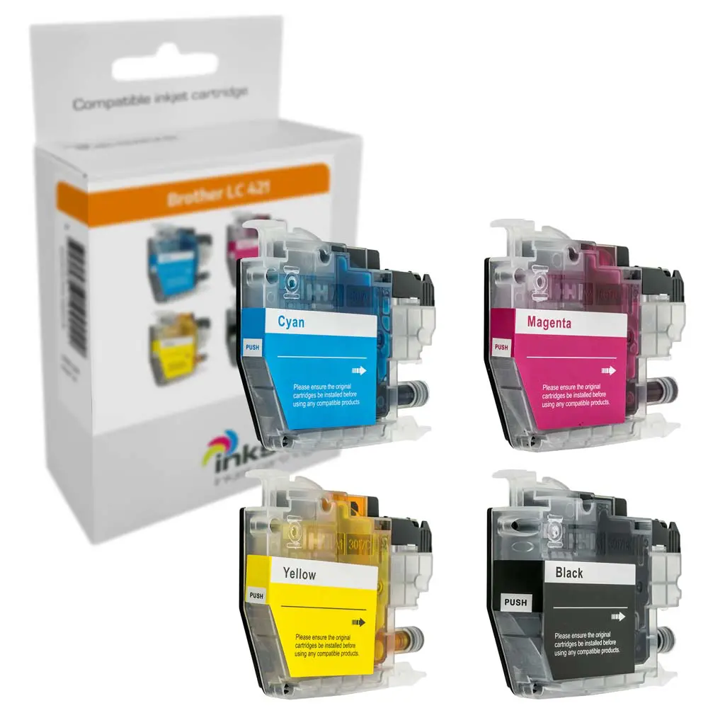 Inksave-Ersatz für Brother LC 421 XL Multipack
