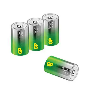 C Baby battery GP Alkaline Super 1.5V 4 pieces