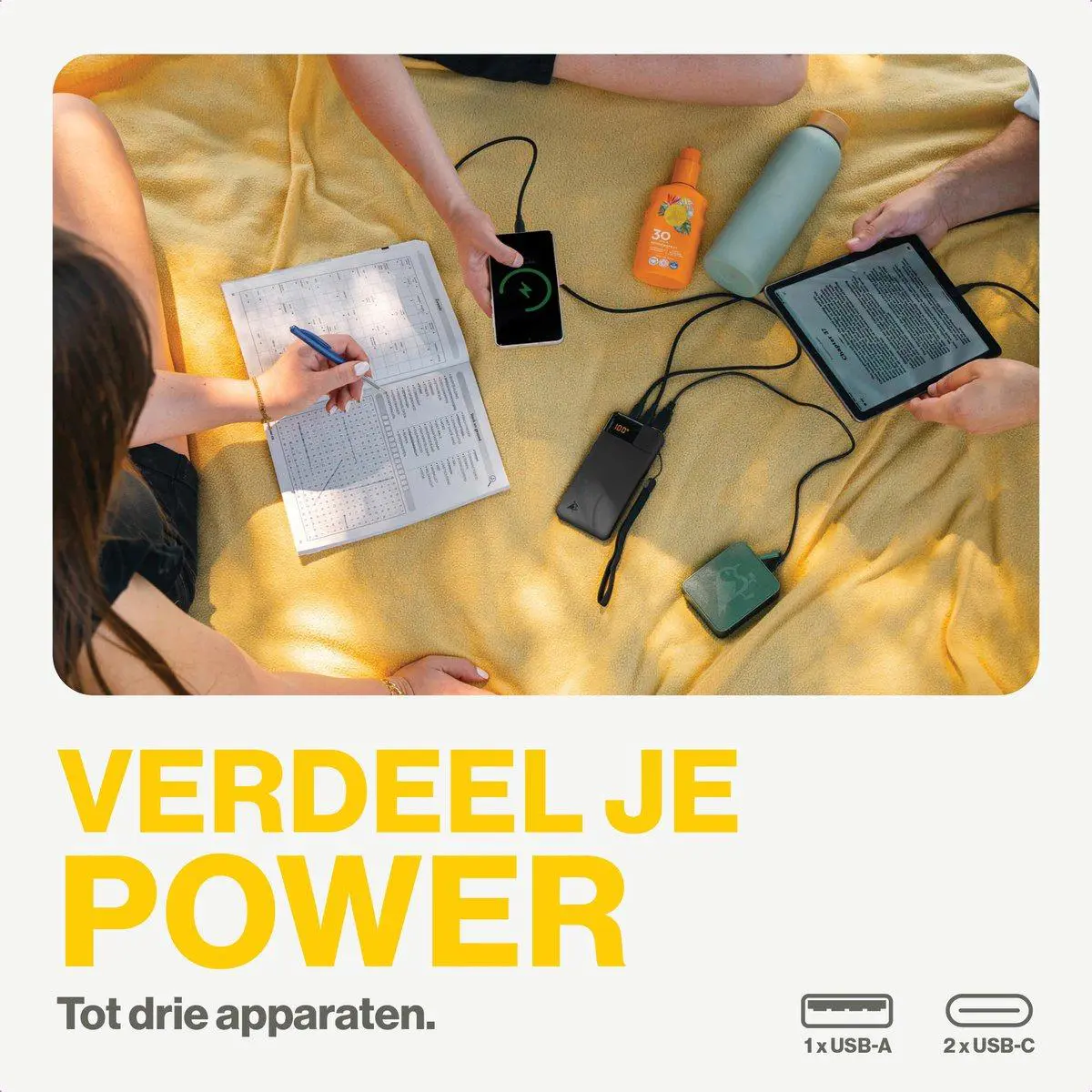 Aqiila Powerbird B10 Powerbank 20W zwart 10.000 mAh 