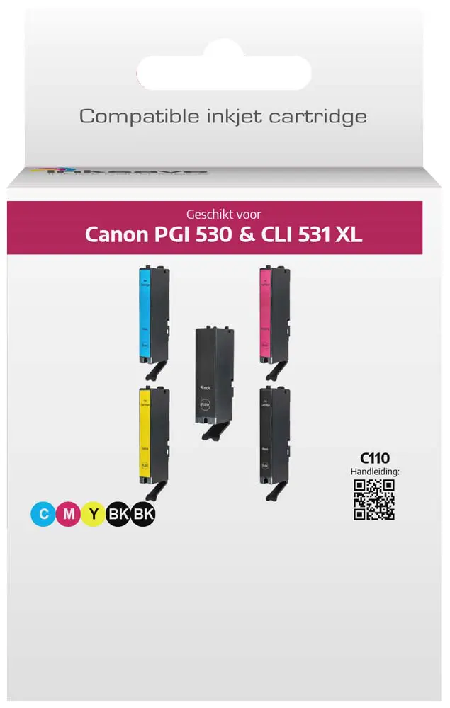 Inksave replacement for Canon PGI 530 & CLI 531 XL Multipack