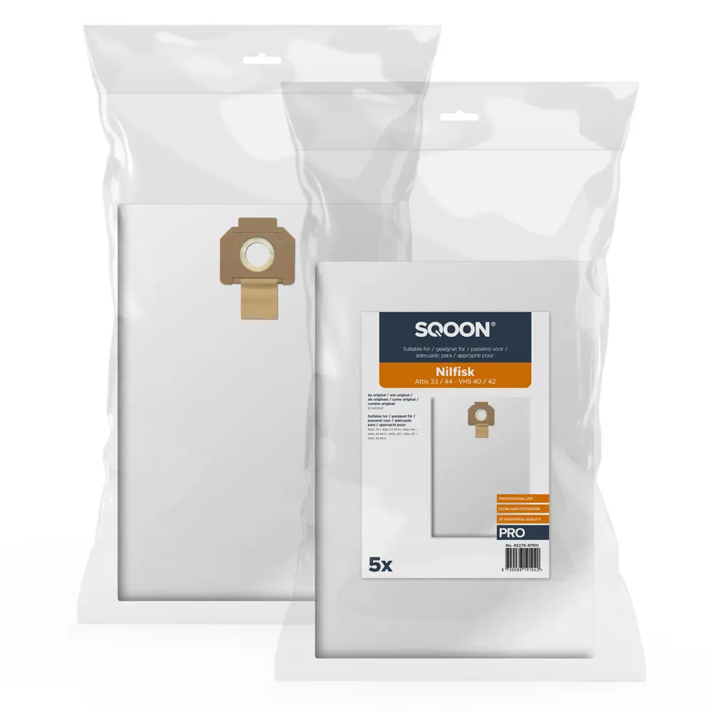 Bolsas Nilfisk Attix 33 / 44 - VHS 40 / 42