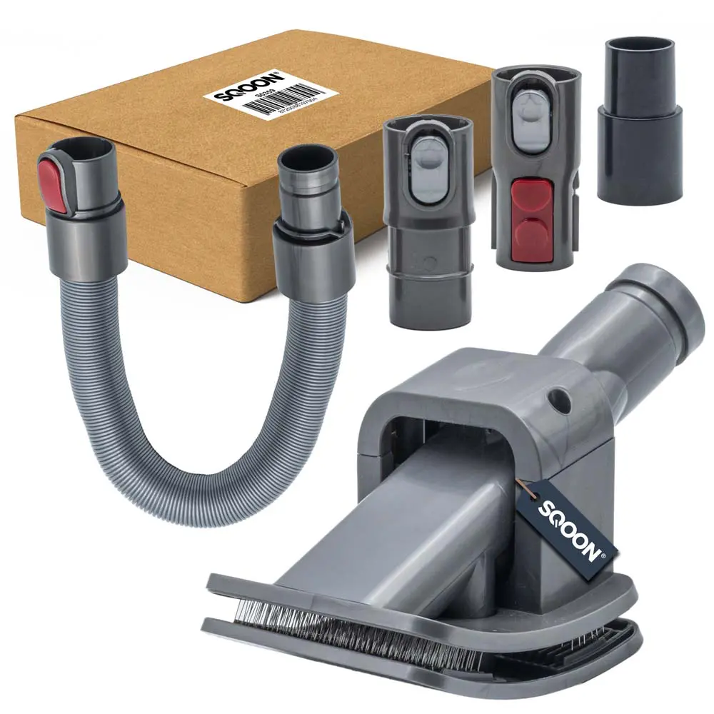 SQOON Brush set suitable for Dyson V8 / V11 / V12 / V15s for dog-cat hair 5-piece in box