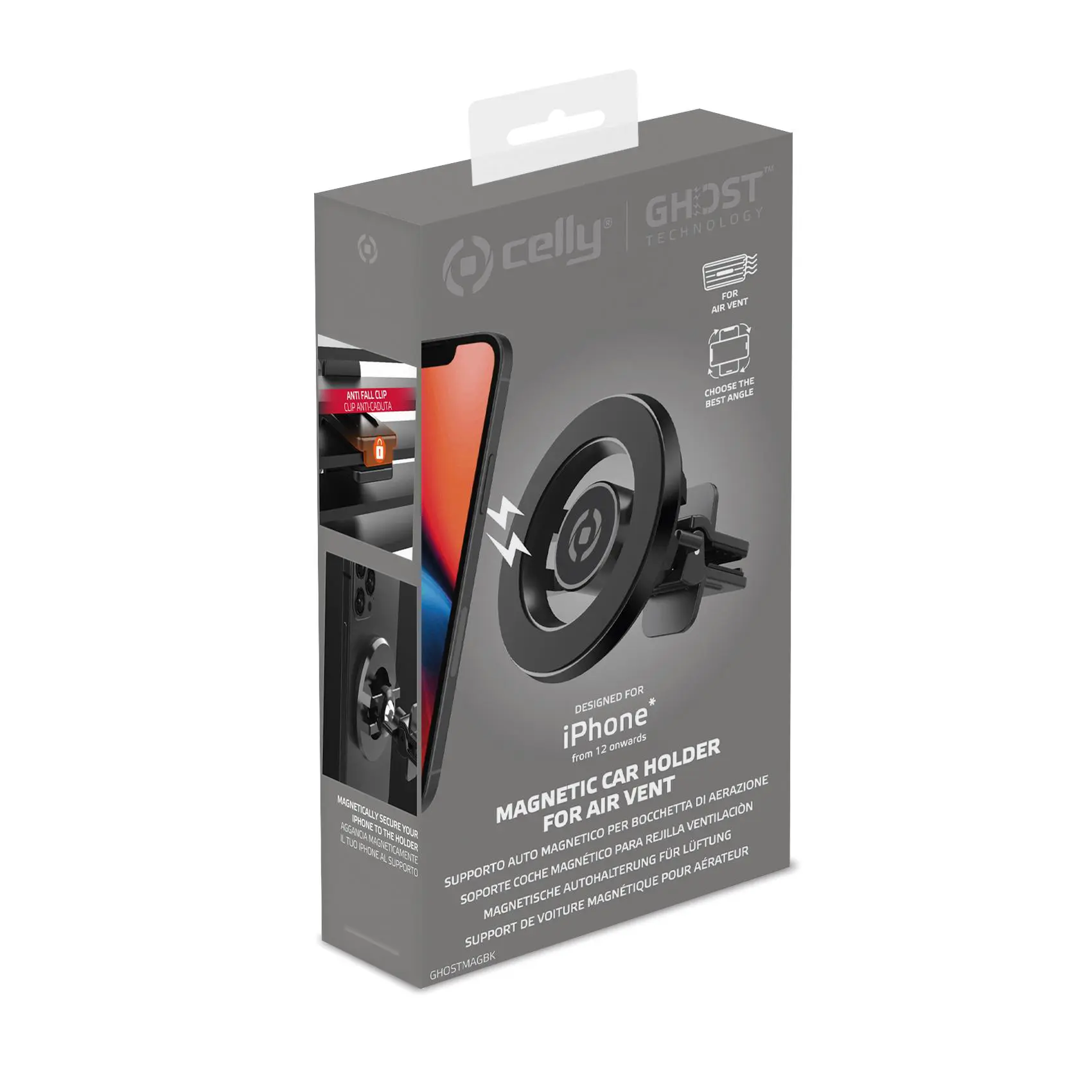 Soporte de teléfono MagSafe Barrera de aire magnética