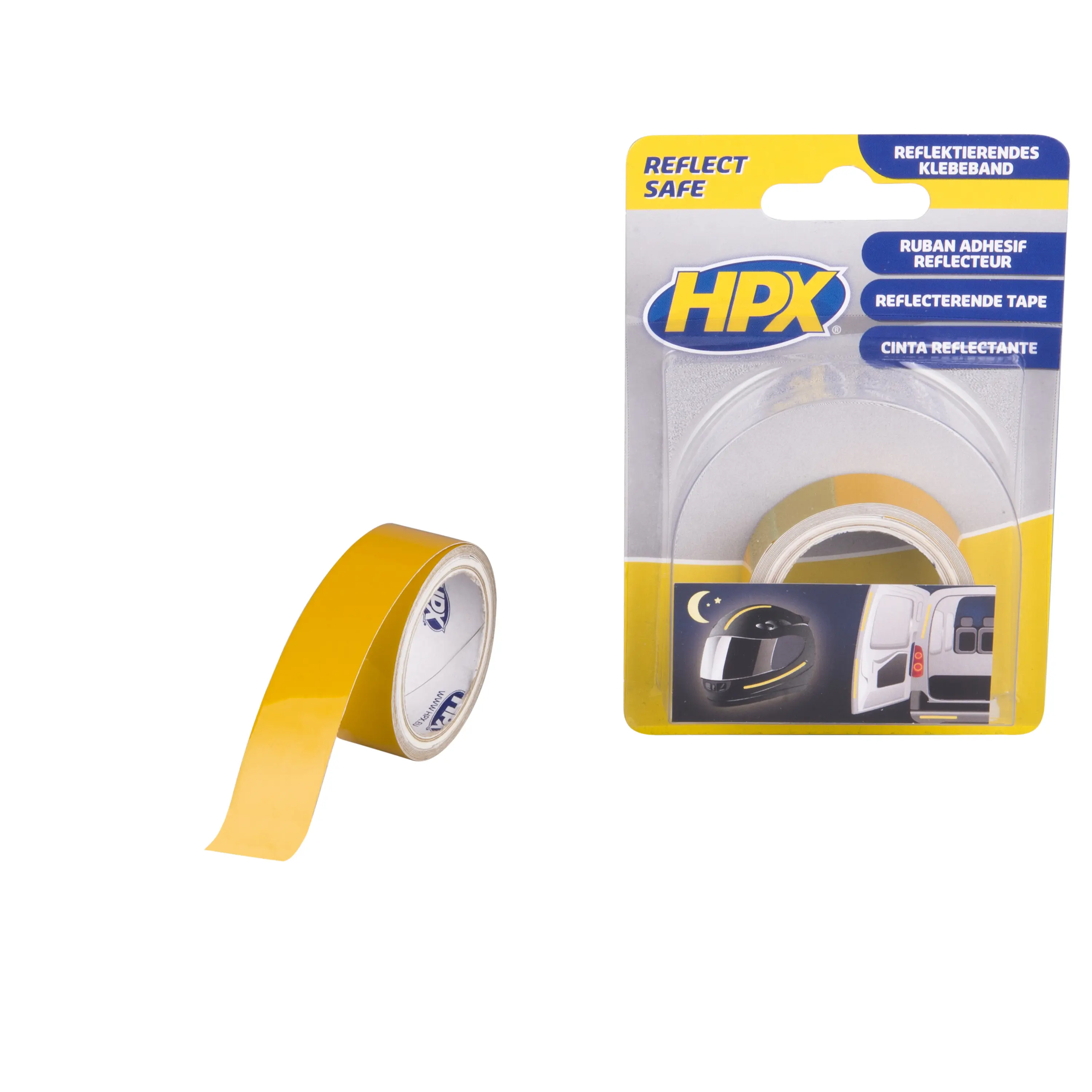 Reflective tape - yellow 19mm x 1,5m