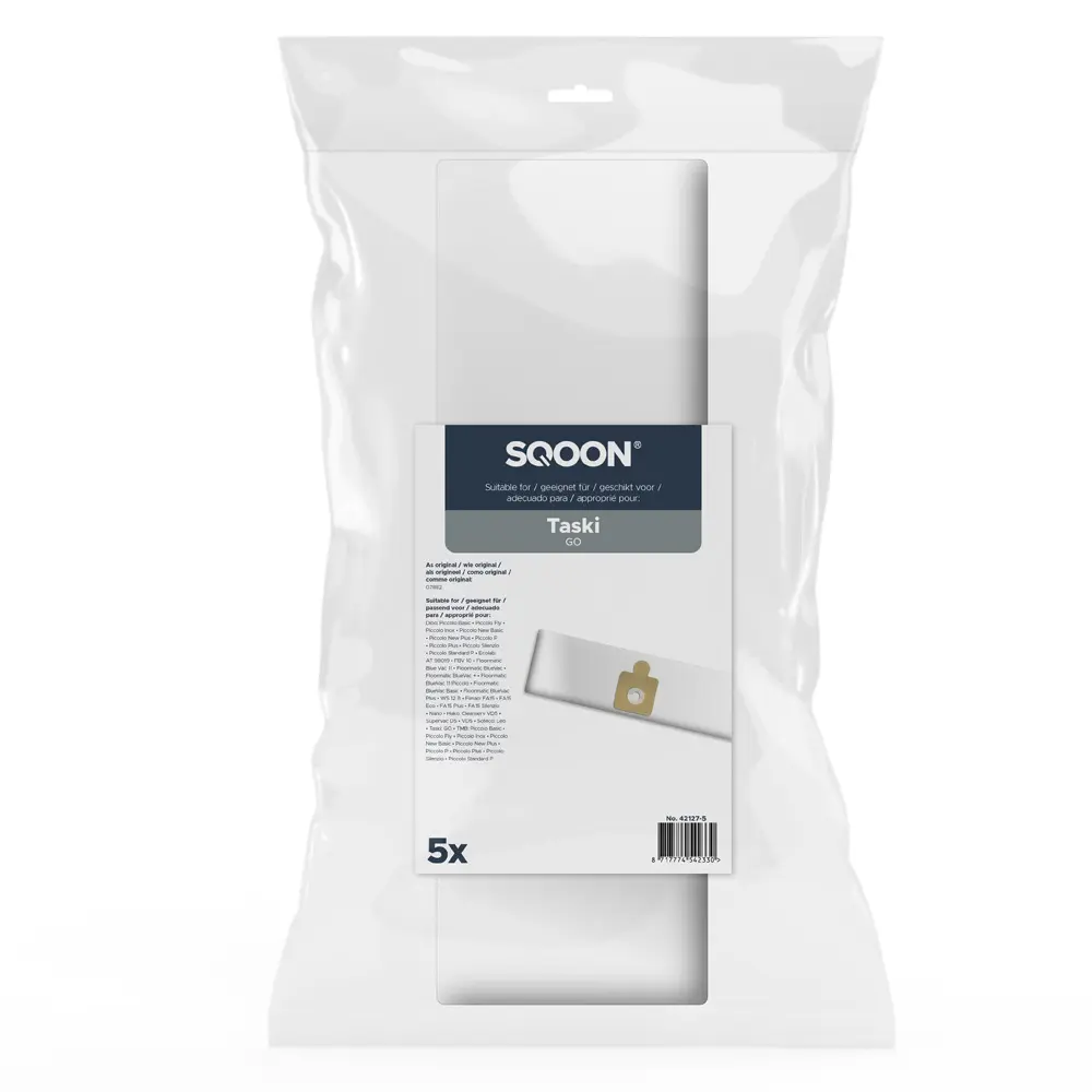 Bolsas para aspiradoras SQOON adecuadas para Taski GO
