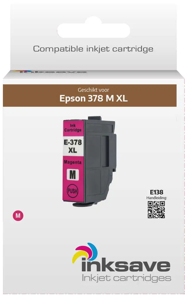 Inksave replacement for Epson 378 M XL
