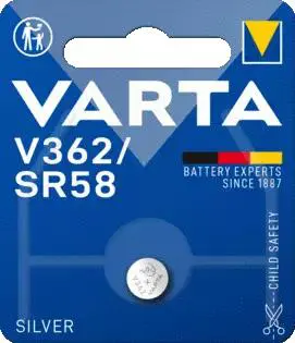 Varta V362 / SR58 Silver Blister 1