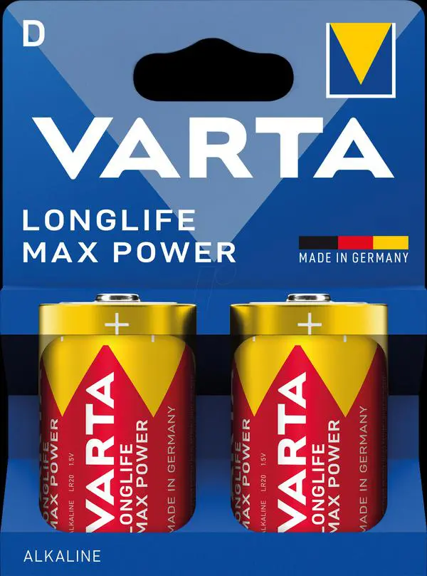 Varta Longlife Max Power D Blister 2