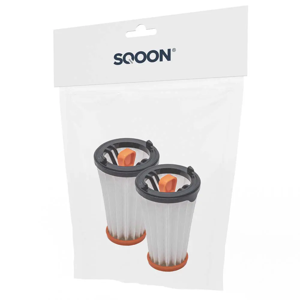 SQOON Filter set suitable for AEG AEF144 Ergo Rapido set of 2