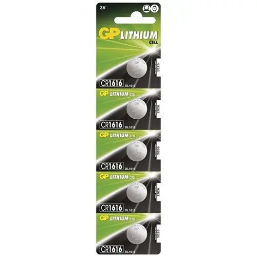 GP Lithium CR1616 blister (5pcs) 