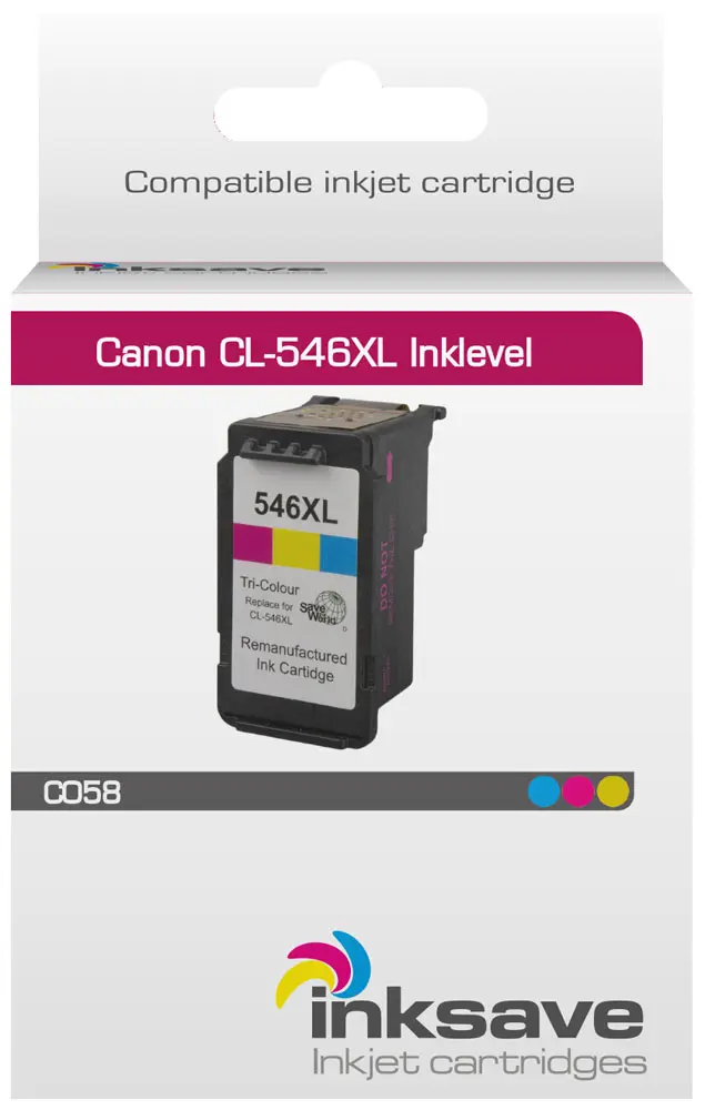 Inksave vervanging voor Canon CL 546 XL