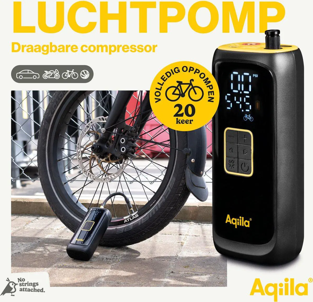 Aqiila Airbird C4 Draagbare Compressor