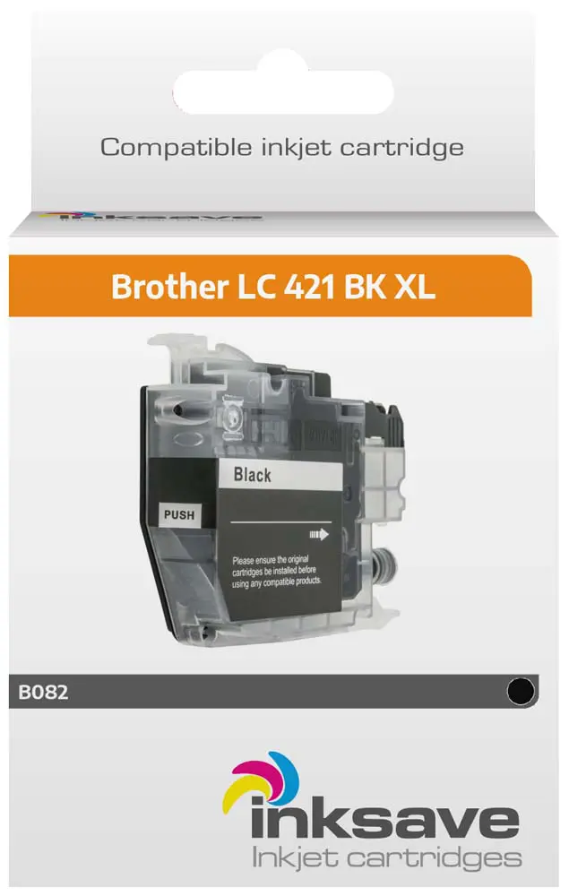 Remplacement Inksave pour Brother LC 421 BK XL