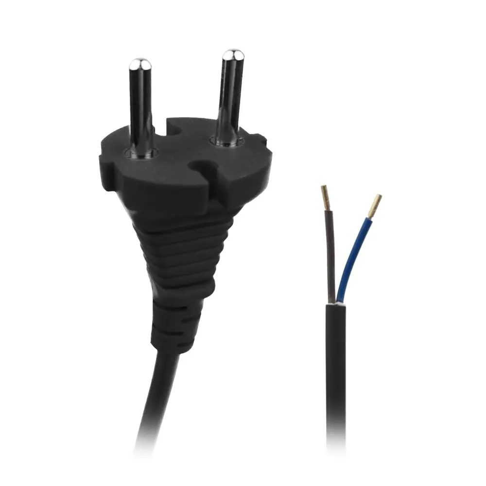 Cable de conexión STORSON de 15 metros, negro, 2x1,0 mm²