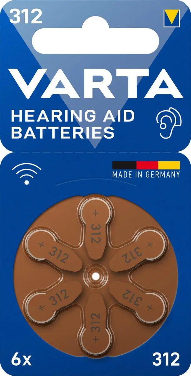 Varta Hearing Aid 312 Blister 6
