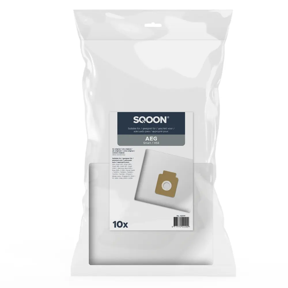 SQOON Vacuum cleaner bags suitable for AEG gr.51 Smart 4 series
