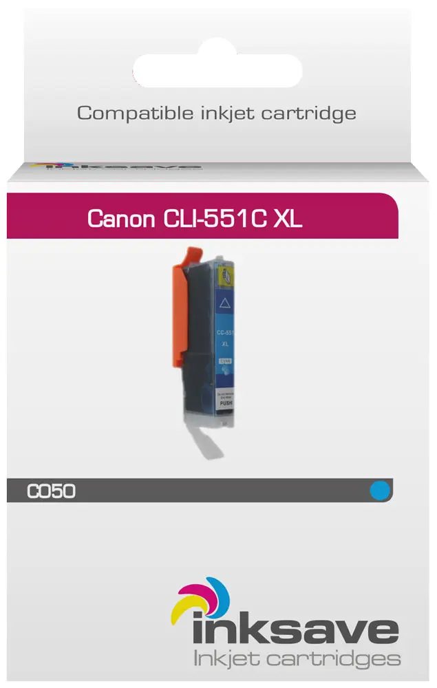 Inksave Canon CLI 551 C XL