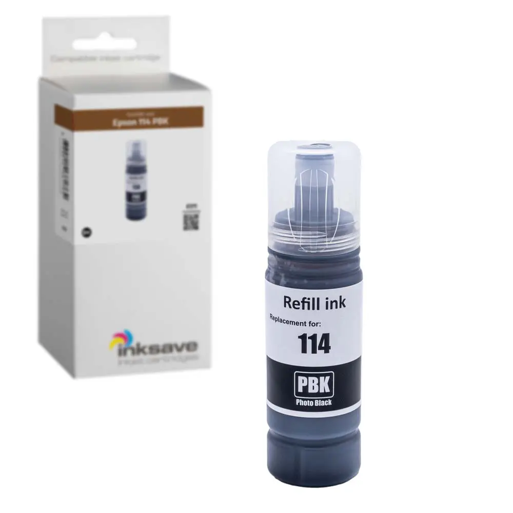 Inksave replacement for Epson 114/115 PBK