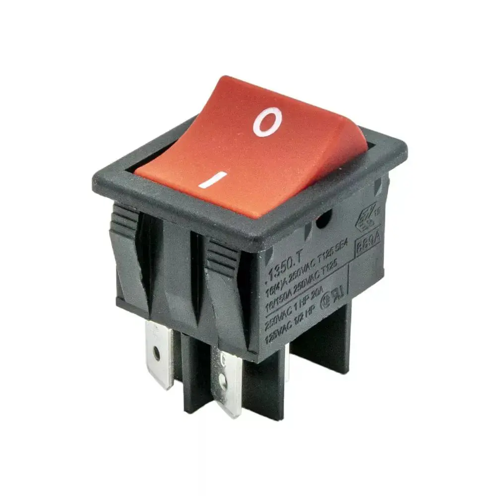 Interruptor SQOON bipolar rojo apto para Numatic