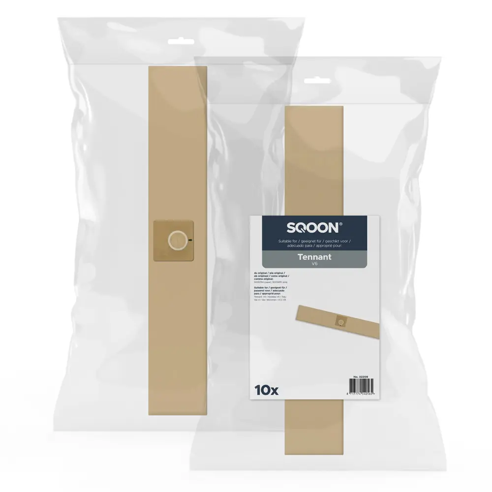 SQOON Vacuum cleaner bags suitable for Tennant V6