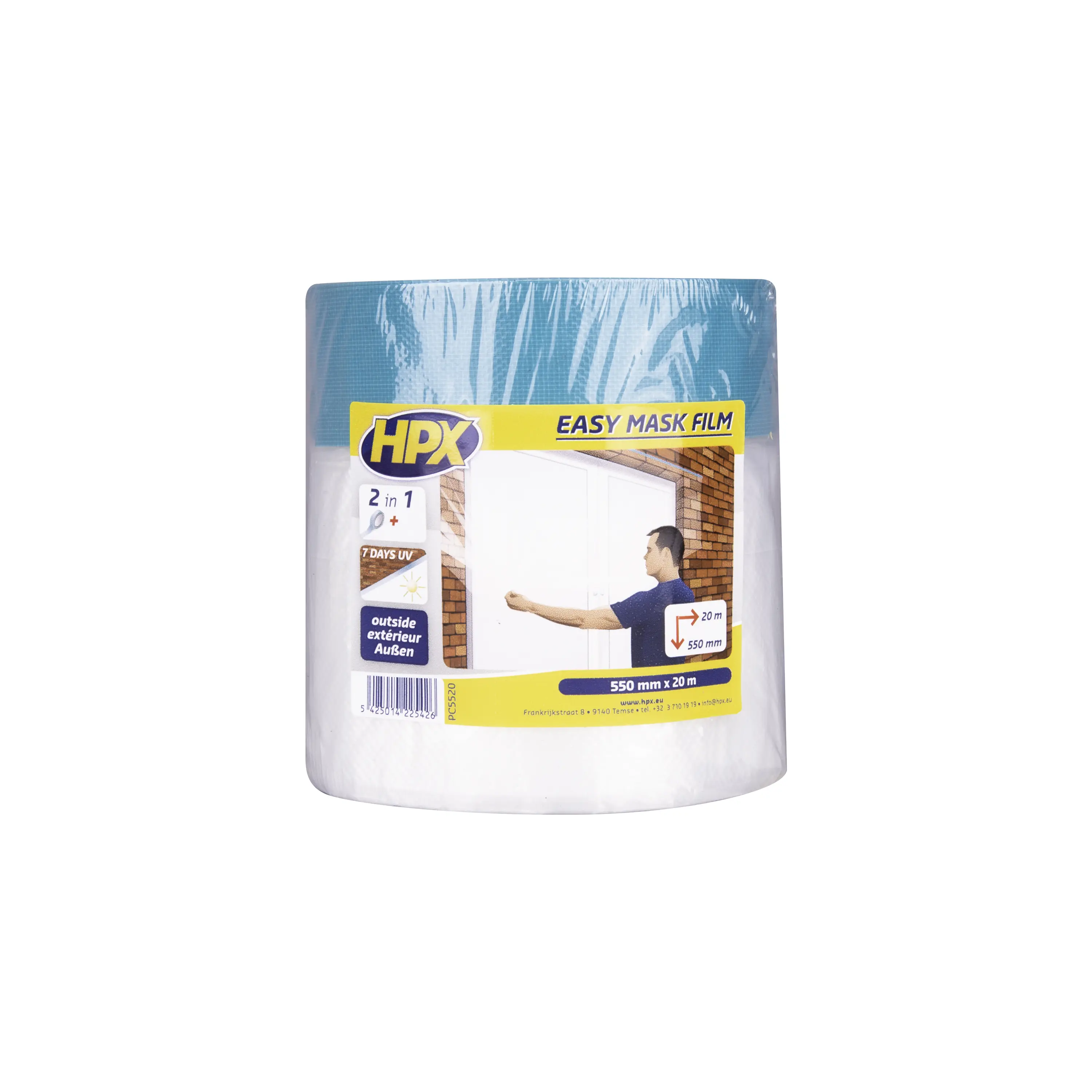 Easy mask film cloth tape - 550mm x 20m
