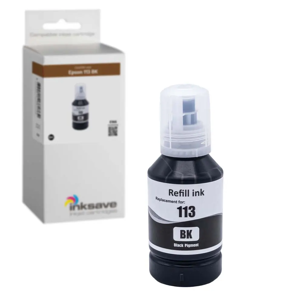 Inksave replacement for Epson 112/113 BK